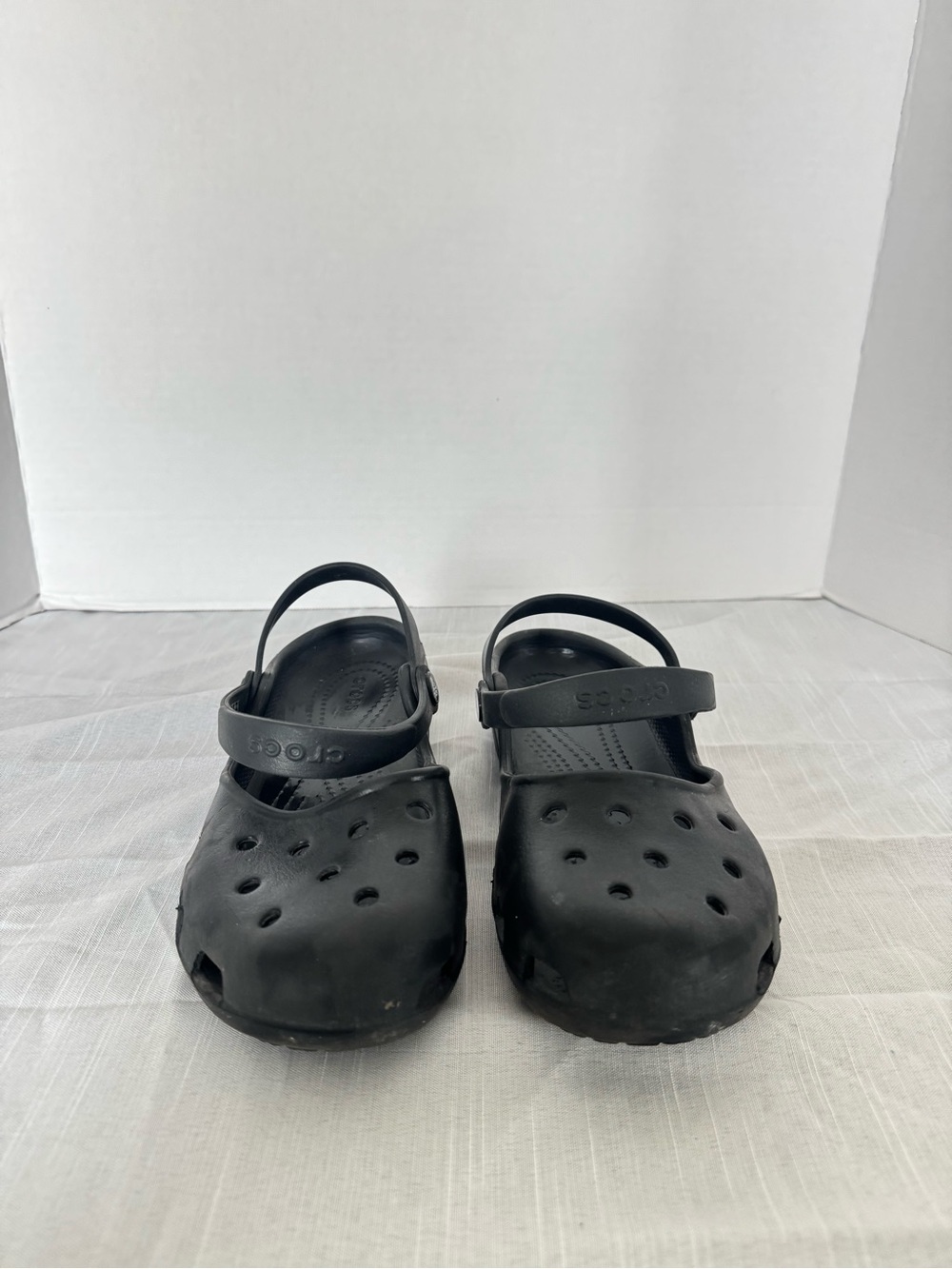 CROCS Black Slip-On Clog Sole Size 9